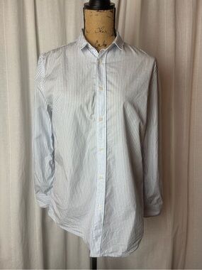 Each X Other Robert Montgomery Open Back Button Front Shirt Sz M Embroidered